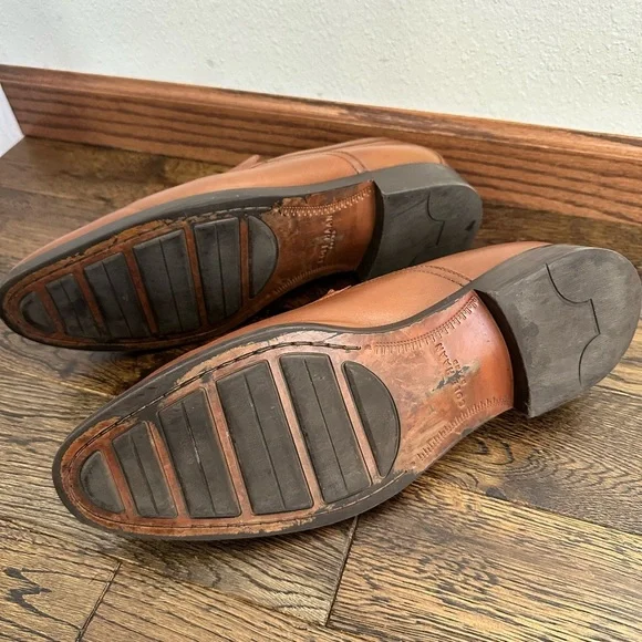 Men's Cole Haan Hawthorne Penny Loafers brown leather size 11 - Picture 5 of 6